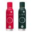 Lafz Body Spray Combo Package (Omid and Darien) With Free Kismet Body Spray image