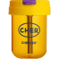 Cher Large Capacity Anti-fade Pretty Wide Straw Cup 300 ml - Yellow image