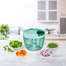 Large Handy and Compact Chopper Handy Quick Cutter for Kitchen, 3 Blade Stainless Steel, Pull String- 350ml,Quick Cutter, Vegetable Cutter, Handy Chopper Vegetable Chopper image