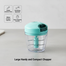 Large Handy and Compact Chopper Handy Quick Cutter for Kitchen, 3 Blade Stainless Steel, Pull String- 350ml,Quick Cutter, Vegetable Cutter, Handy Chopper Vegetable Chopper image
