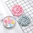 Large Star Heart Design Silicon Cake Chocolate Jelly Mold image