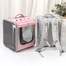 Large Transparent Pet Backpack Carrier For Cats Dogs Breathable Portable 1Pcs image