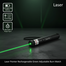 Laser Pointer Rechargeable Green Adjustable Burn Match image