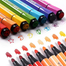 Lasten 24 Colors Watercolor Marker Pens with Cute Stamp image