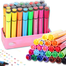 Lasten 24 Colors Watercolor Marker Pens with Cute Stamp image