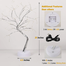 Led Mini Tree Night Light Copper Wire Garland Lamp Twinkling Fairy Light Usb And Battery Powered Touch Switch Bonsai Tree Lamp For Kids Bedroom Party And Home Decor Non Rechargeable USB image