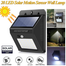 Led Motion Sensor Wall Solar Light Waterproof Lamp image