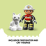 Lego Duplo Town Fire Truck 10969 Building Toy Set For Toddlers Preschool Boys And Girls 2 To 5 Ages 21 Pcs image