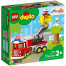Lego Duplo Town Fire Truck 10969 Building Toy Set For Toddlers Preschool Boys And Girls 2 To 5 Ages 21 Pcs image