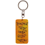 Lekhapora Change Ami Vashi Gange Hand-Painted Wooden Keyring image