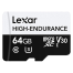 Lexar 64GB High Endurance Micro SD Card image