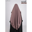Glam Touch Leya Double Layer Ready Hijab-Niqab Set | Mocha image