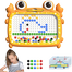 Little Cute Duck Magnetic Drawing Board, Large Doodle Board With Magnetic Pen and Beads, Magnetic Dot Art, Educational Toys Montessori Preschool Travel Toys image