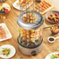 Liven KL-J121 1100W Automatic 360 Degree Rotating Vertical Electric Griller image