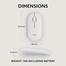 Logitech M350s Pebble Mouse 2 Bluetooth Mouse Tonal White image