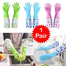 Long Silicone Kitchen Gloves Waterproof And Non-Slip Hand Protection image