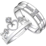Love Promise King and Queen Couple Ring Set image