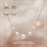 Lucky 7 Pearl Necklace Women White Pearls Collarbone Necklaces image