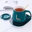 Lucky Ceramic Coffee Cup Warm 55°C Degree Heating With Cover image