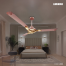 Luminous Jaipur Mahal 52 Inch 3 Blade Decorative Energy Saving Ceiling Fan (Rose Gold) image