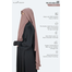 Glam Touch Luna- 2 Layer Hoodie Niqab | Mocha image
