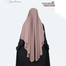 Glam Touch Luna- 2 Layer Hoodie Niqab | Mocha image