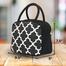 Lunch Bag Black 9.5x7.5x5 inch image