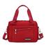 Luxury Bag Waterproof Nylon Shoulder Ladies Travel Crossbody Red Color image