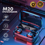 M20 TWS Wireless Bluetooth Headset Headphones Sport Gaming Earbuds Stereo HiFi image