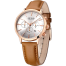 MEGIR M2011 Womens Luxury Leather Bracelet Watch Quartz Movement Valentine Day Gift Rose Gold image