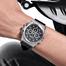 MEGIR Luxury Mens Stainless Steel Sports Watch Chronograph Leather Strap Waterproof image