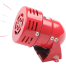 MS-190 AC 220v 114db Red Plastic Industrial Alarm Sound Motor Siren image