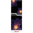 MYONE MY-3X2G Refrigerator - 302 Liter - ELEGANT MAGNOLIA BLACK MATCH image