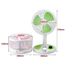 M-2026 Rechargeable Folding Desk Fan With LED Light DE image