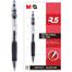 M and G Gel Pen Black and Blue Ink image