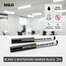 M AND G WHITEBOARD MARKER BLACK- 2Pc image