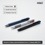 M And G 4 Colours Semi-Gel B/Point Pen 0.7 ( 4 Mate) ABPJ7371 image
