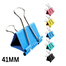 M And G Pack of 24 Tempered Steel Binder Clips - 41mm - Multicolor ABS92766 image