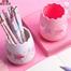 M ‍and G Cherry Blossoms Egg Pen Holder Pink Creative Storage Pencil Case Office Desk Pen Organizer Stationery Gifts for Students image