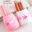 M ‍and G Cherry Blossoms Egg Pen Holder Pink Creative Storage Pencil Case Office Desk Pen Organizer Stationery Gifts for Students image