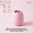 M ‍and G Cherry Blossoms Egg Pen Holder Pink Creative Storage Pencil Case Office Desk Pen Organizer Stationery Gifts for Students image