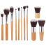 Bamboo Makeup Brush Set 11 Pcs image