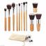 Bamboo Makeup Brush Set 11 Pcs image