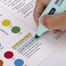 Macaroon colour Highlight Pen 6Pcs image