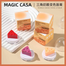 Magic Casa Triangle Cheese Tainted Lip Balm 8 gm image
