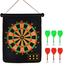 Magnetic Dartboard - Black - 12 inches image