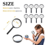 Magnifying Glass, Plastic Reading, 60 mm Optics - 1 pcs image