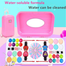 Makeup and Nail Art Toy Set for Girls Hello Kitty and Frozen Toy Trolley System Real Makeup Safe and Non toxic -117764686 image