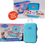 Makeup and Nail Art Toy Set for Girls Hello Kitty and Frozen Toy Trolley System Real Makeup Safe and Non toxic-Blue image