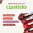 Mamaearth Moisture Matte Long Stay Lipstick 16 Hazelnut Brown 2 gm -352456520 image